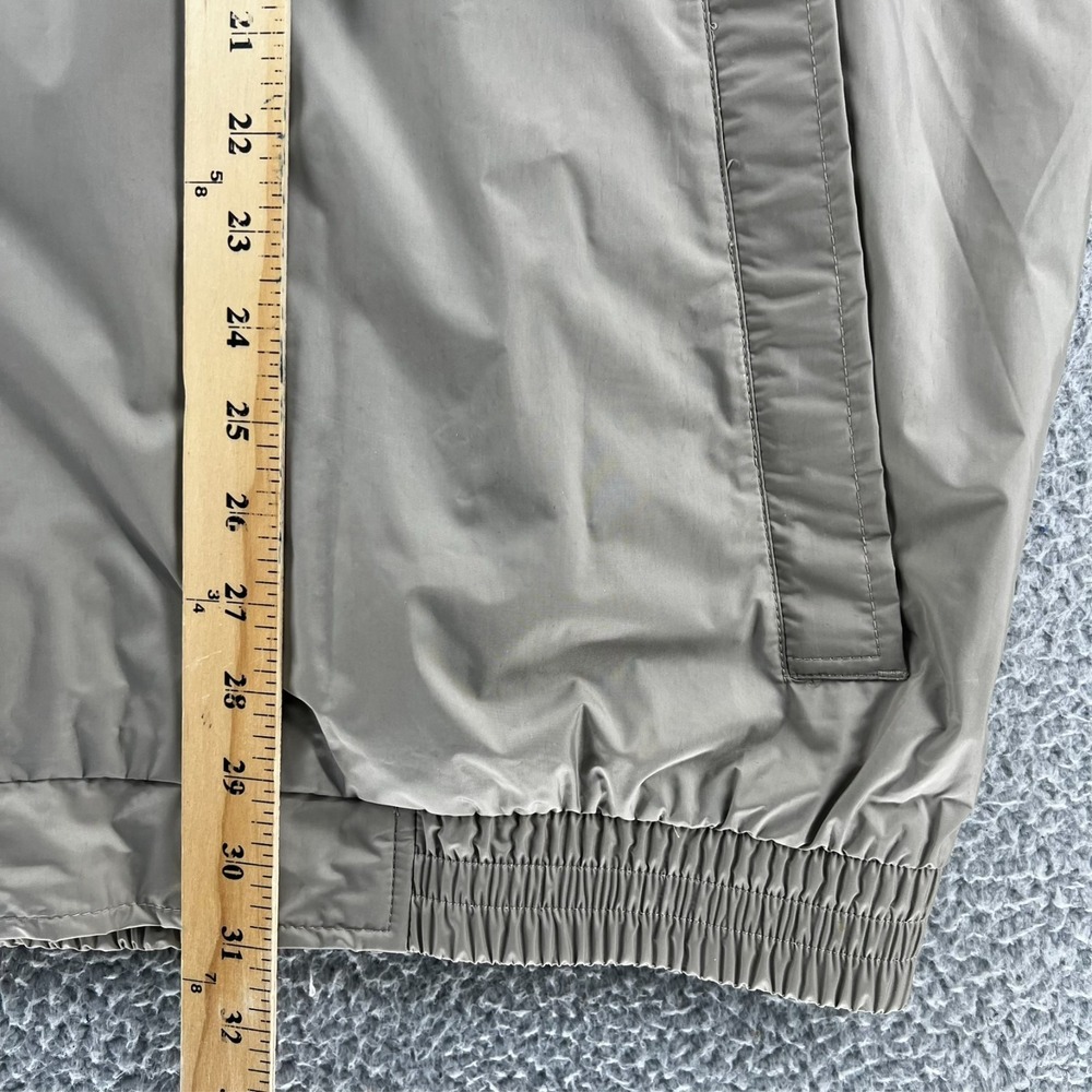 VTG Y2K Nike Clima-Fit Windbreaker Golf Jacket Men XL Tan Zip Lightweight Vented - Picture 7 of 16